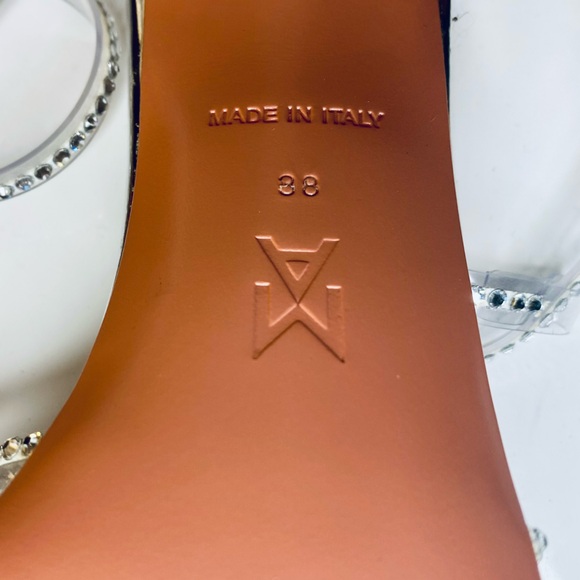 AMINA MUADDI
Brygit Crystal T-Strap Cocktail Pumps in Silver/Crystal - Picture 6 of 9